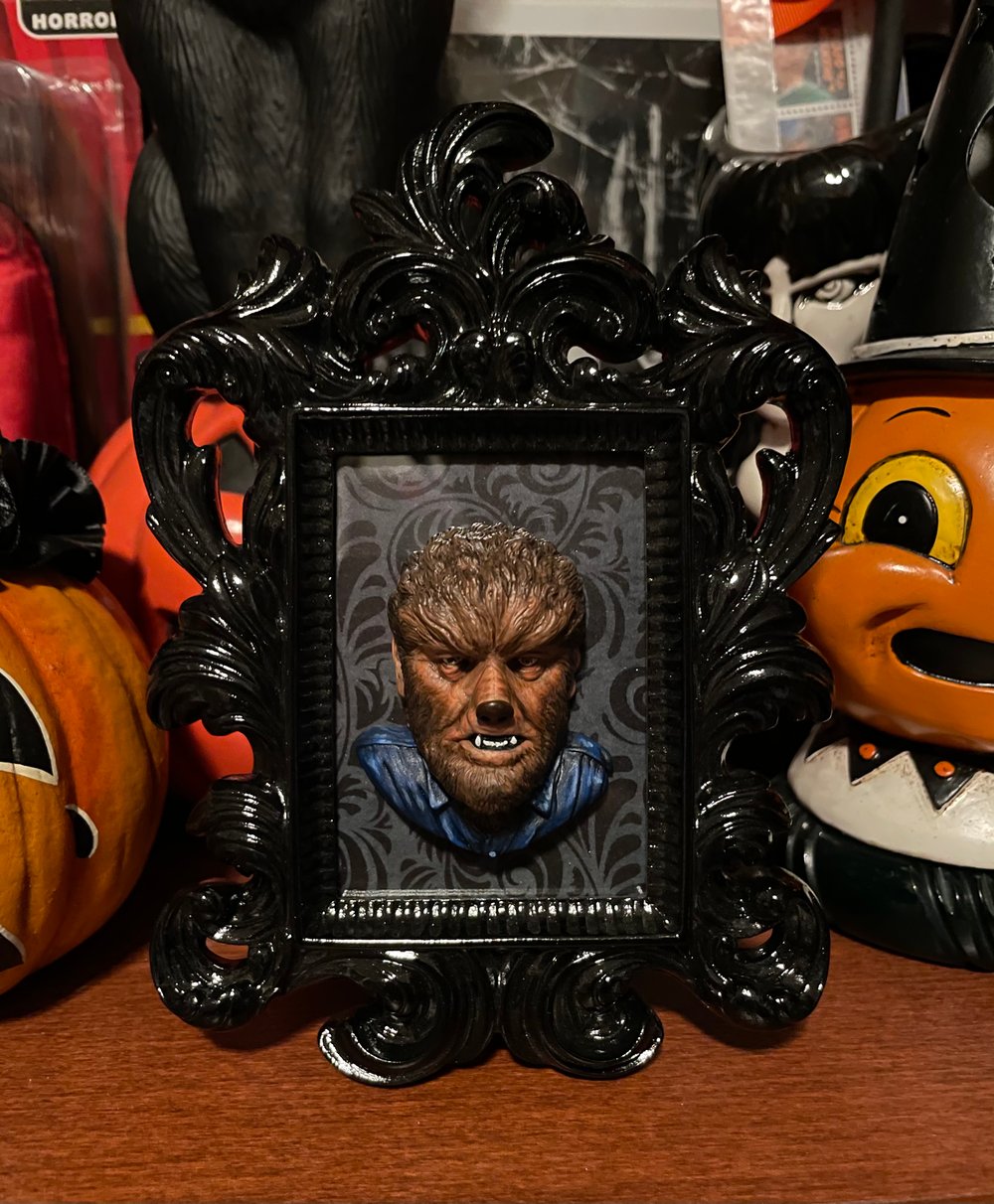 The Wolfman in Color Framed Art 