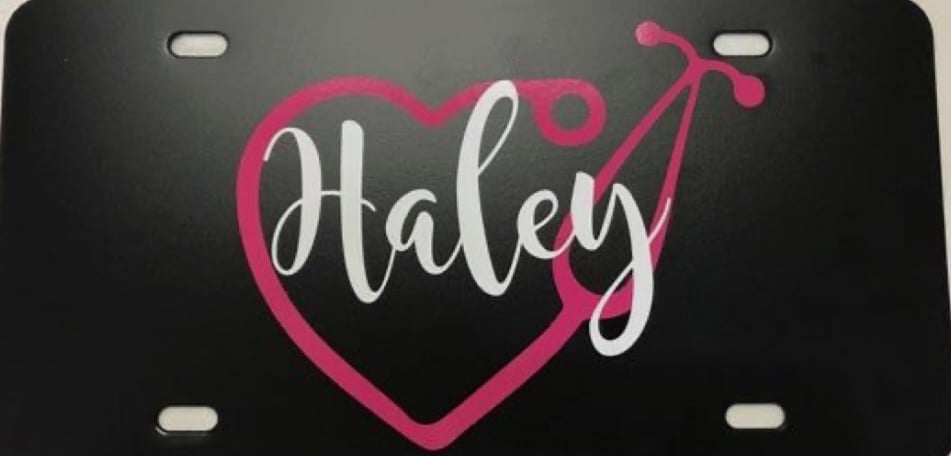Image of Personalized License Plate 