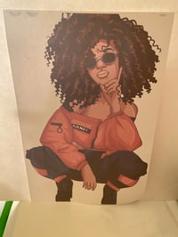 Image 1 of Personalize customize posters ,iron on,stickers  all items are made to order when payments clears 