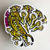Emetic Art crawling tiger sticker