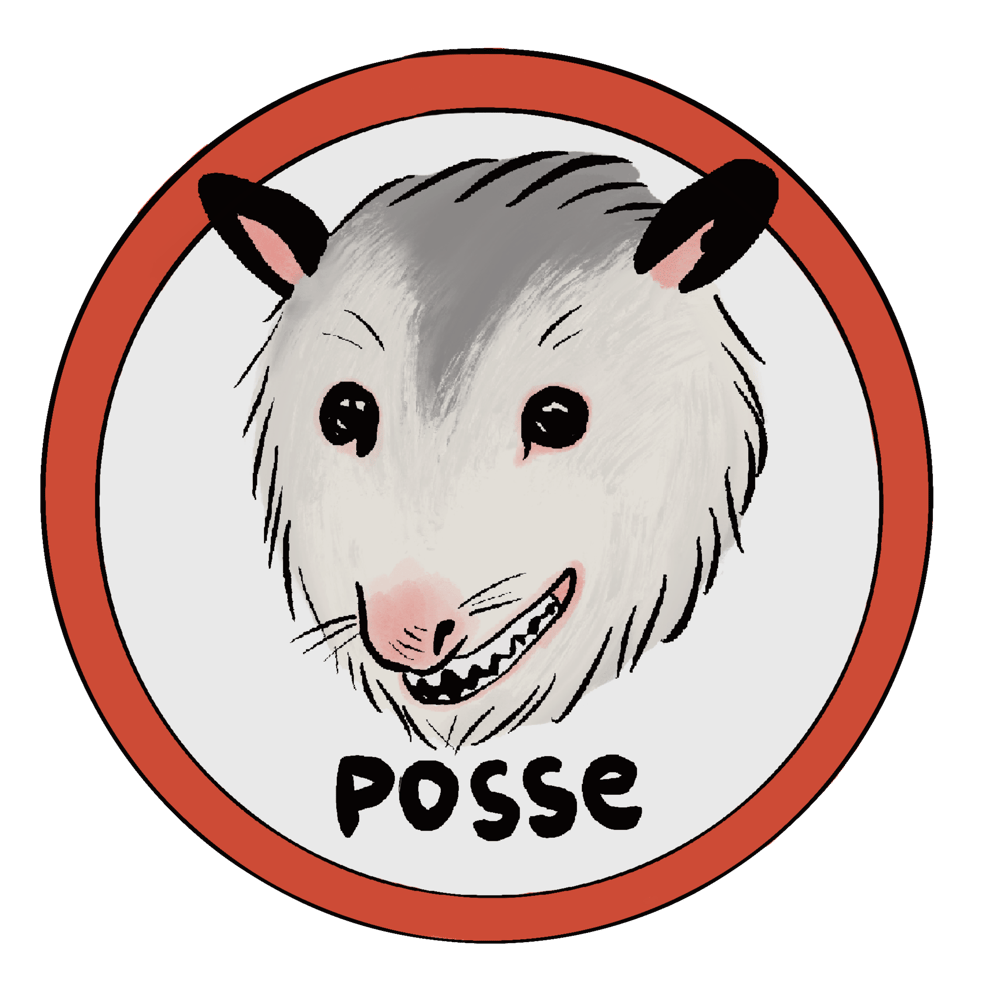 Possum Posse Pin