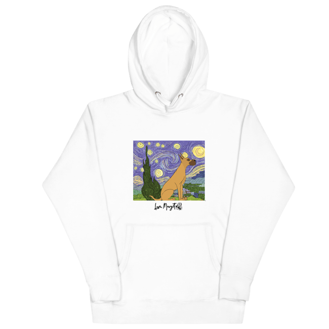Great Dane | Fawn Great Dane Van Gogh Starry Night