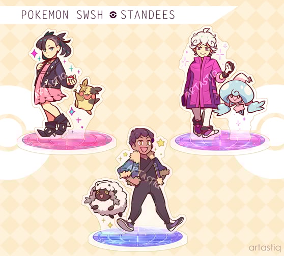 Pokemon SWSH Rival Standees | Artastiq