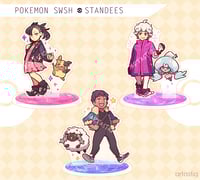 Image 1 of Pokemon SWSH Rival Standees 
