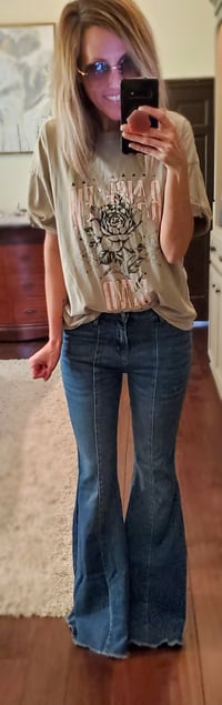 Image 1 of Judy Blue Super Flare Jeans 