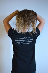 Image 3 of Women's VV T-Shirt Black