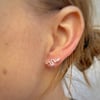 Snake Silver Studs