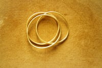 Image 1 of Gold Prayer Bangles -Thin (set of 3)