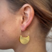Image 1 of Gold Bag Earrings