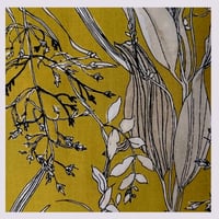 Image 1 of Tissu: Les herbes folles all mustard