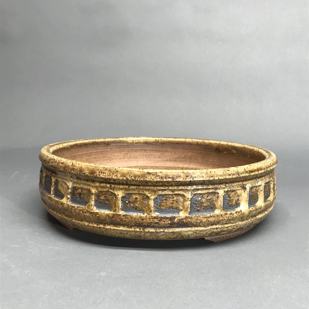 Image of 336 Banded Round with Ash Glaze