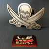 Pirate - Jolly Roger - Two Layer Hitch Cover