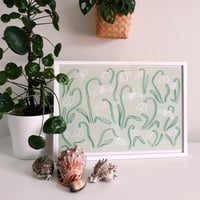 Image 2 of 'Snowdrops' A3 Art Print
