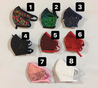 Image 1 of Sequin masks- Sliding scale price 