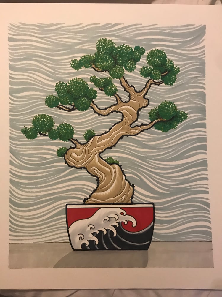 Image of Bonsai tree original.