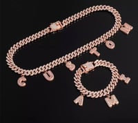 Image 3 of Iced Out Cuban Set