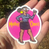 Meeting Comics Val Hello Sticker