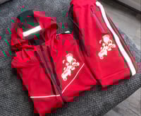 PaperChaser Tech-Fleece SweatSuit (Red)