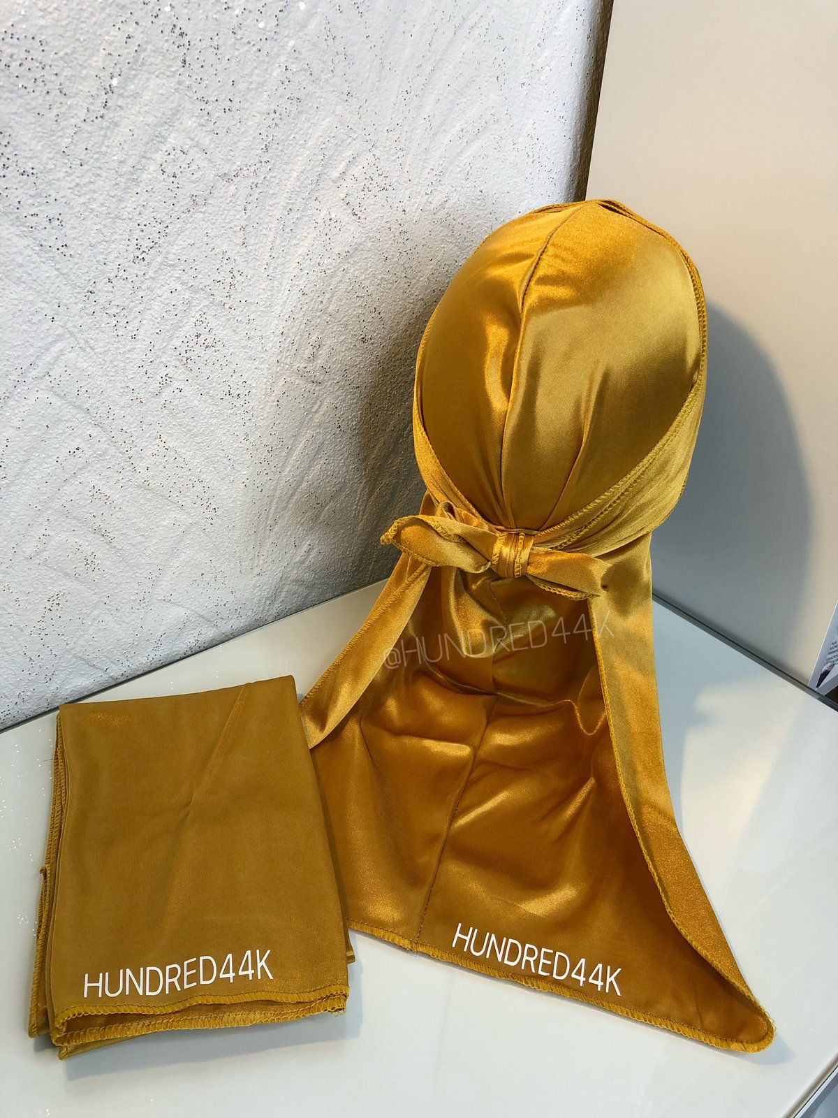 SILK DURAG - SUPERIOR SILK GOLD
