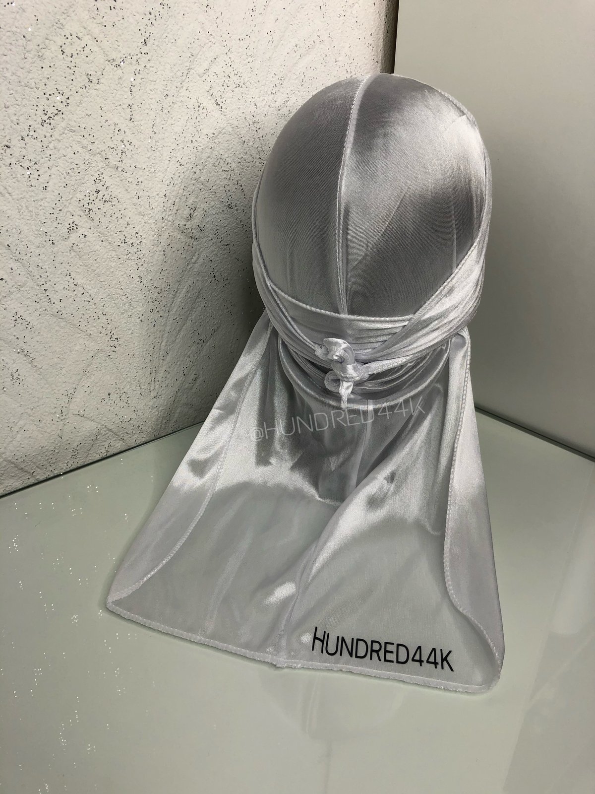 SILK DURAG - WHITE