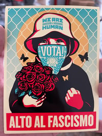 "Stop Fascism" Vinyl Stickers - SPANISH (5 pack)