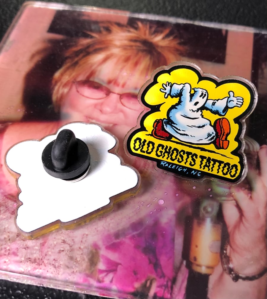 Image of Old Ghosts lapel pin 