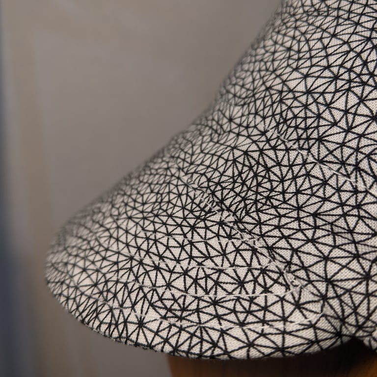 Cotton cycling cap - Contours Image 3