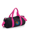 Beat Barrel Bag - Black/Fuchsia