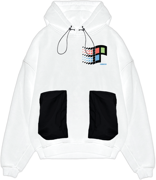 Image of '95 HOODIE: WHITE