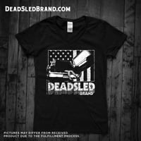 Image 1 of Dead Sled classic Grindhouse Short Sleeve V-Neck T-Shirt
