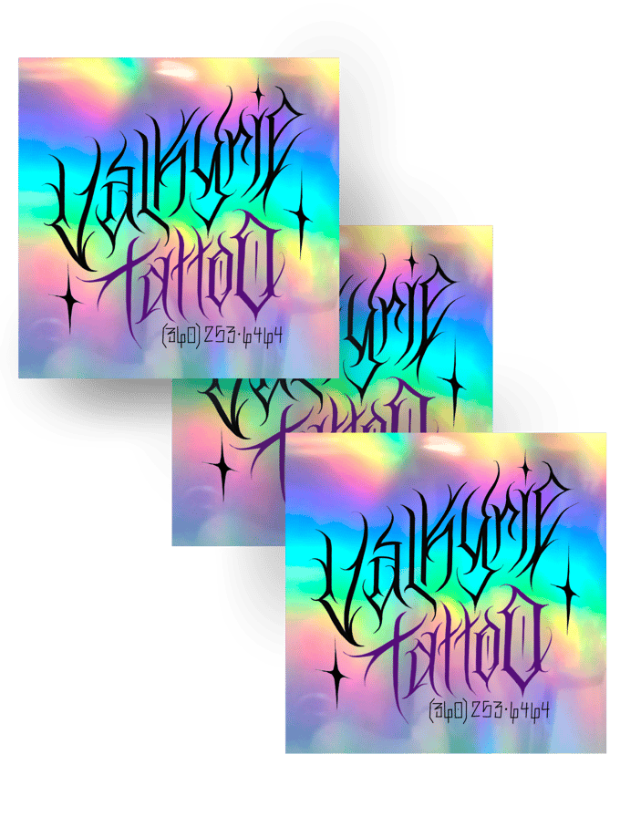 Image of Holographic Shop Sticker