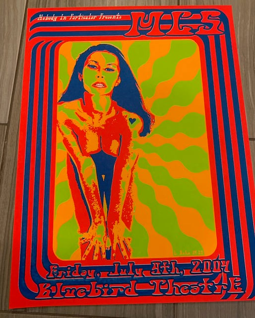 MC5 Silkscreen Concert Poster By Lindsey Kuhn