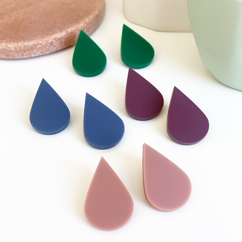 Image of Tear Drop Studs