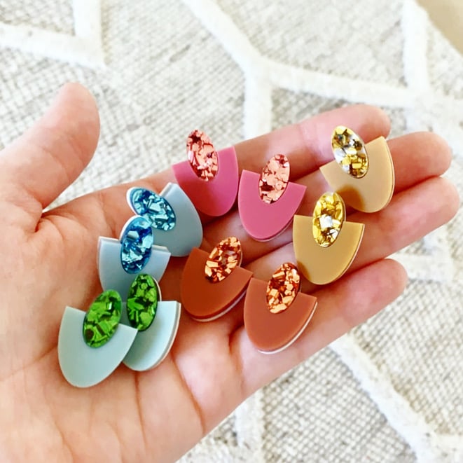 Image of Sparkle Gem Studs