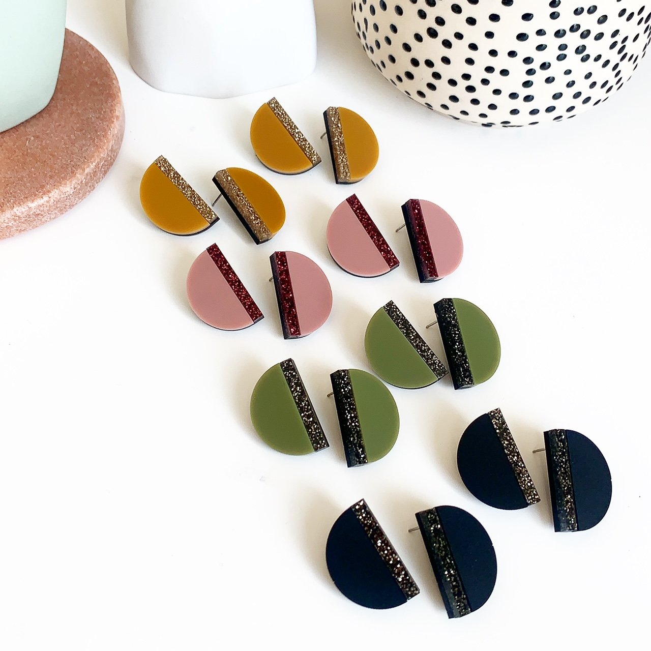 Image of Half Moon Studs