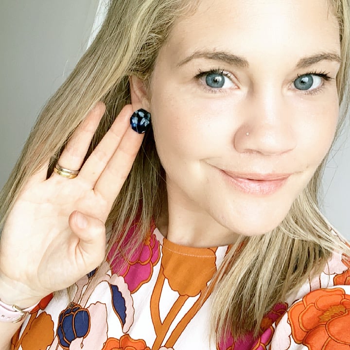 Image of Pearly Navy Studs