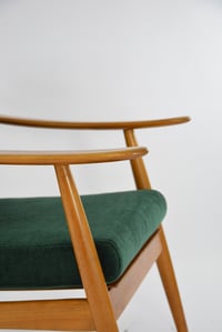 Image 3 of Fauteuils courbés scandinaves verts