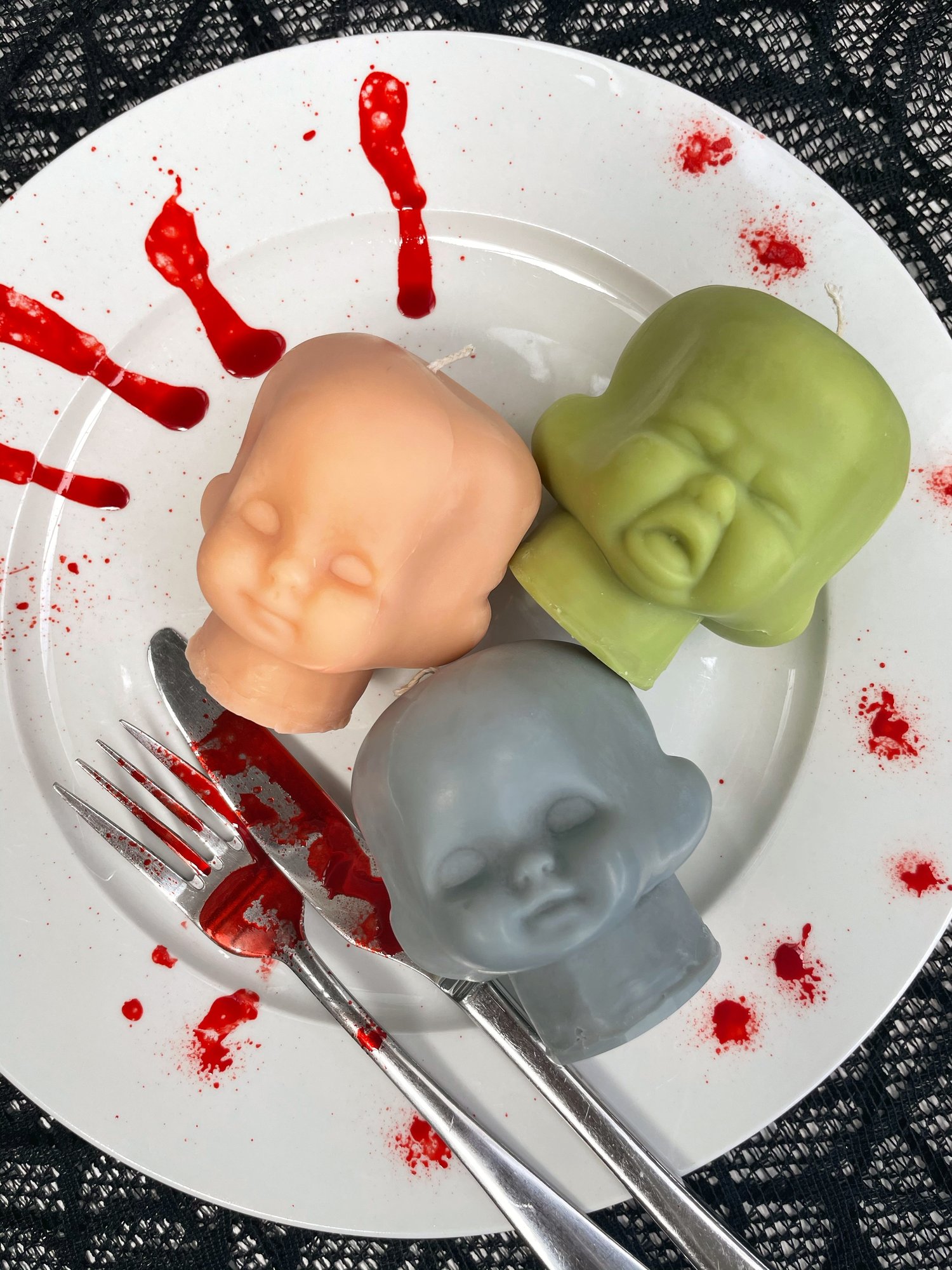 3d Zombie Lolly Wax Melt Silicone Mold for Wax. Wax Melt Silicone