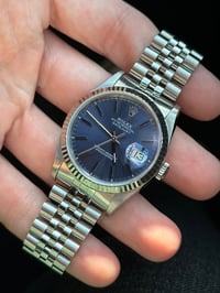 Image 4 of Rolex Datejust 16234 Blue 