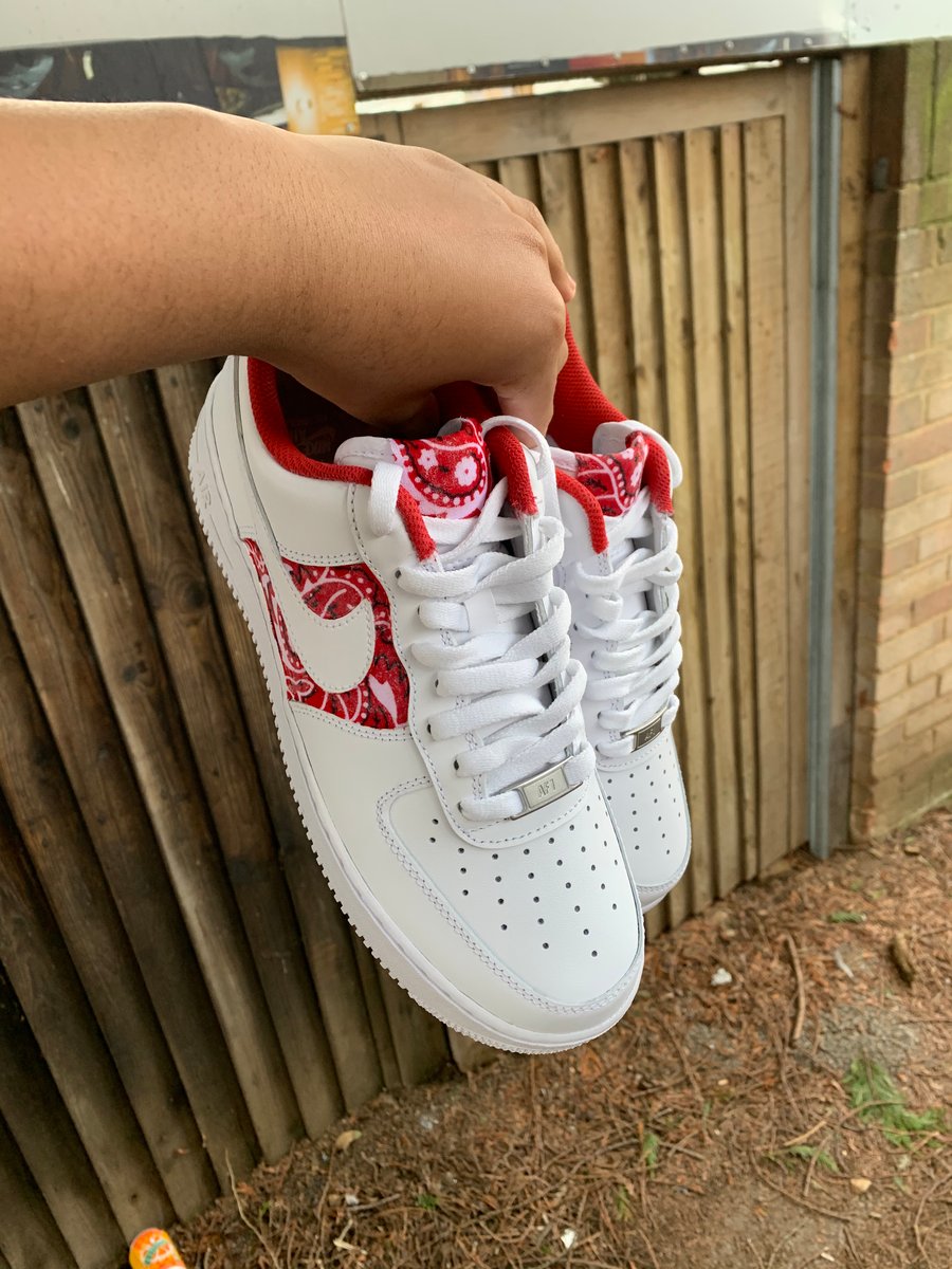 Red bandana air force sales ones