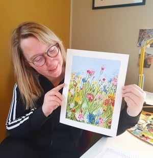 Image of ORIGINAL art piece "The wild garden"