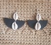Crescent Cowrie Earrings 