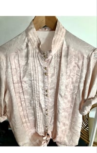 Image 2 of  Blouse vintage rose « dragée »