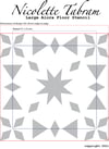 Large Alora Floor Stencil - Moroccan Stencil/DIY project/Repeating design