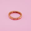 Lavish Eternity Band - White & Rose Gold