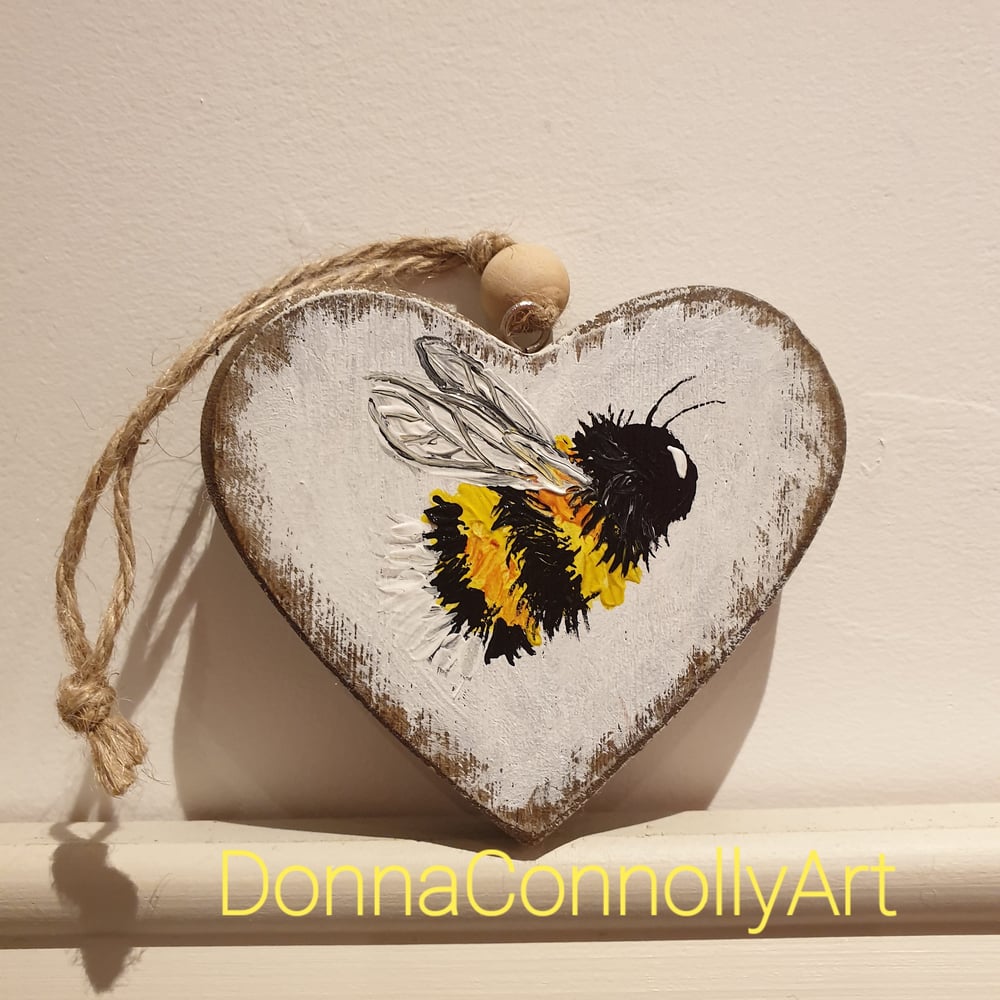 Image of Wooden hanging heart