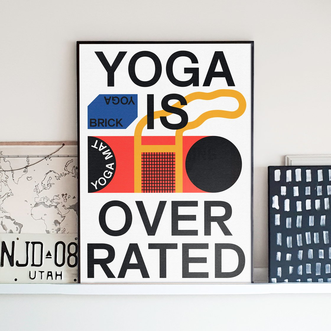 Image of YOGA IS OVERRATED By Marco Oggian