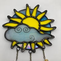 Image 2 of Blue iridescent Sunny Days Suncatcher