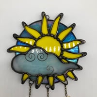 Image 3 of Blue iridescent Sunny Days Suncatcher