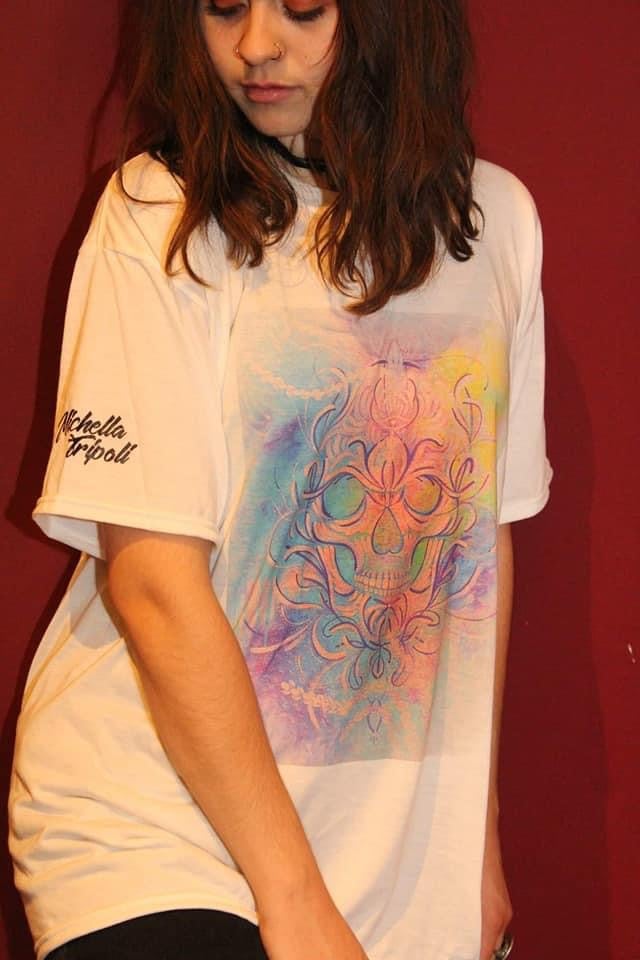 “Ego Death” White Tee 